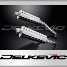 YAMAHA YZF-R1 YZFR1 2009-2014 350mm OVAL STAINLESS BSAU SILENCER EXHAUST KIT