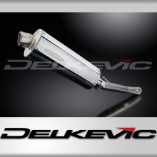 SUZUKI GSX750F SPORTS 1998-2006 350mm OVAL STAINLESS BSAU SILENCER EXHAUST KIT