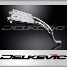 YAMAHA YZF-R1 YZFR1 09-14 DECAT 350mm OVAL STAINLESS BSAU SILENCER EXHAUST KIT