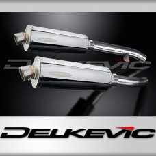 YAMAHA FJR1300 2001-2005 350mm OVAL STAINLESS BSAU SILENCER EXHAUST KIT