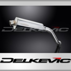 HONDA VFR750 1994-1997 HI LEVEL 350mm OVAL STAINLESS BSAU SILENCER EXHAUST KIT