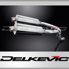 KAWASAKI ZX10R NINJA 2006-2007 350mm OVAL STAINLESS BSAU SILENCER EXHAUST KIT