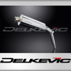 HONDA XL125V VARADERO 2001-2014 350mm OVAL STAINLESS BSAU SILENCER EXHAUST KIT