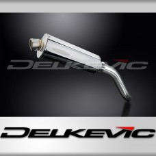 KAWASAKI Z800E 2013-2016 350mm OVAL STAINLESS BSAU SILENCER EXHAUST KIT