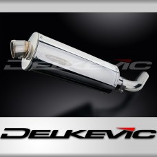 HONDA VFR800X CROSSRUNNER 11-19 350mm OVAL STAINLESS BSAU SILENCER EXHAUST KIT