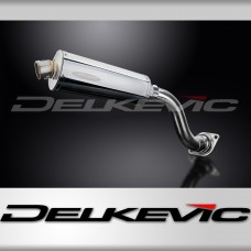 VFR750 FL-FP 1990-1993 / OVAL 350mm (14 inch) HI-LEVEL SILENCER 304 STAINLESS STEEL