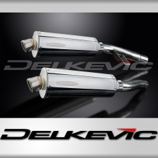 TRIUMPH SPRINT EXECUTIVE 350mm OVAL STAINLESS BSAU SILENCER EXHAUST KIT