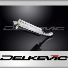 DUCATI DIAVEL 2011-2018 350mm OVAL STAINLESS BSAU SILENCER EXHAUST KIT