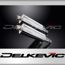 TRIUMPH SPEEDTRIPLE R1050 12-16 350mm OVAL STAINLESS BSAU SILENCER EXHAUST KIT