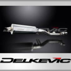 HONDA NT700V DEAUVILLE 2006-2015 350mm OVAL STAINLESS BSAU SILENCER EXHAUST KIT