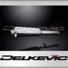 YAMAHA SR500 1978-1999 350mm OVAL STAINLESS BSAU SILENCER EXHAUST KIT