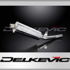 HONDA CBF250 2004-2012 350mm OVAL STAINLESS BSAU SILENCER EXHAUST KIT
