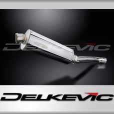 KAWASAKI ZX10R NINJA 16-18 DECAT 350mm OVAL STAINLESS BSAU SILENCER EXHAUST KIT