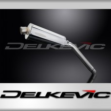 HONDA XL600V TRANSALP 1987-2000 350mm OVAL STAINLESS BSAU SILENCER EXHAUST KIT