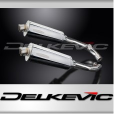 HONDA VTR1000 SP1 2000-2001 350mm OVAL STAINLESS BSAU SILENCER EXHAUST KIT