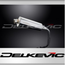 HONDA MSX125 GROM 13-15 TAILTIDY 350mm OVAL STAINLESS BSAU SILENCER EXHAUST KIT