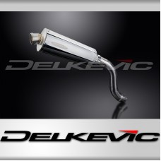 TRIUMPH DAYTONA 955i 01-02 HILEV 350mm OVAL STAINLESS BSAU SILENCER EXHAUST KIT