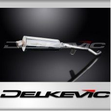 TRIUMPH TROPHY 1200 2012-2017 350mm OVAL STAINLESS BSAU SILENCER EXHAUST KIT