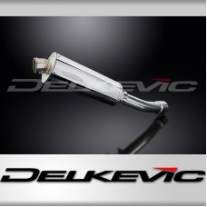 KAWASAKI ZX9R NINJA 1998-1999 350mm OVAL STAINLESS BSAU SILENCER EXHAUST KIT