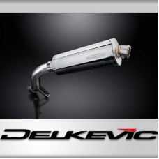 BMW R1200GS 2004-2007 350mm OVAL STAINLESS BSAU SILENCER EXHAUST KIT