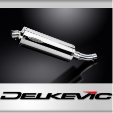 DUCATI SCRAMBLER 800 DESERT SLED 2017-2019 350mm OVAL STAINLESS EXHAUST KIT