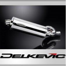 Triumph Street Triple 765RS 2017-2022 350mm Oval Stainless Exhaust Silencer Can 