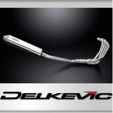 Suzuki GSX750F Katana 1997-06 Full Exhaust 4-1 420mm Tri-Oval Stainless Silencer