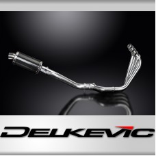 Honda CB650R CB650R 2019-2021 4-1 Full Exhaust 225mm Oval Carbon Fibre Silencer