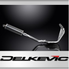 Honda CB650R CB650R 2019-2021 4-1 Full Exhaust 350mm Oval Carbon Fibre Silencer