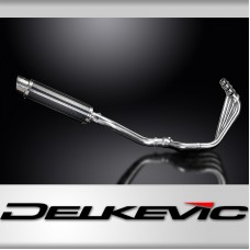 Honda CB650R CB650R 2019-2021 4-1 Full Exhaust 350mm Round Carbon Fibre Silencer