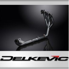 TRIUMPH TIGER 800 ABS 2010-2019 Ceramic Black STAINLESS STEEL DOWNPIPES 