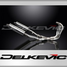 KAWASAKI ZZR400/600 1990-2009 FULL 4-2 EXHAUST SYSTEM 350mm STAINLESS SILENCERS