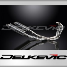 KAWASAKI ZZR400/600 1990-2009 FULL 4-2 EXHAUST SYSTEM 350mm CARBON SILENCERS
