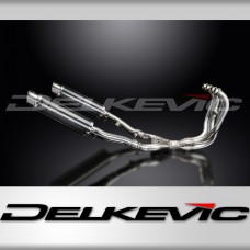 KAWASAKI ZZR400/600 1990-2009 FULL 4-2 EXHAUST SYSTEM 350mm CARBON SILENCERS