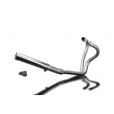 YAMAHA XS650 B 74-79 FULL 2-1 STAINLESS STEEL EXHAUST CLASSIC STRAIGHT SILENCER