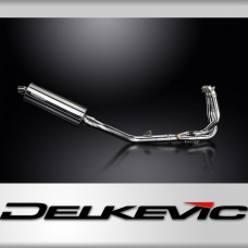 DAYTONA 675 675R 09-12 350mm STAINLESS OVAL SILENCER 3-1 COMPLETE 