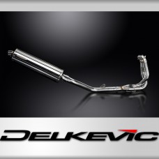 DAYTONA 675 675R 09-12 450mm STAINLESS OVAL SILENCER 3-1 COMPLETE 