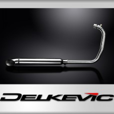 Royal Enfield Meteor 2021-24 Complete Exhaust 550mm Turn Out Silencer Stainless