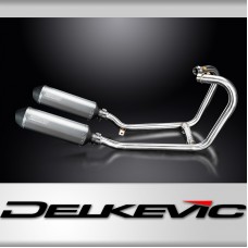 1200 THRUXTON R/RS 2016-2024 / XOVAL 343mm (13.5 inch) TITANIUM SILENCER 2 into 2 COMPLETE SYSTEM