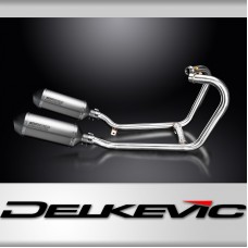 1200 THRUXTON R/RS 2016-2024 / XOVAL 260mm (10 inch) TITANIUM SILENCER 2 into 2 COMPLETE SYSTEM