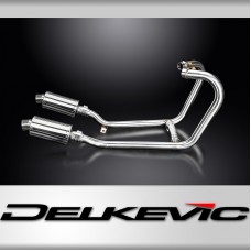 1200 THRUXTON R/RS 2016-2024 / SS70 OVAL 225mm (9 inch) STAINLESS STEEL SILENCER 2 into 2 COMPLETE S