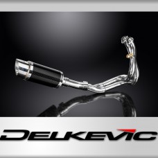 CFMOTO 650NK 2016-2023 Complete Exhaust System 200mm Round Carbon Silencer