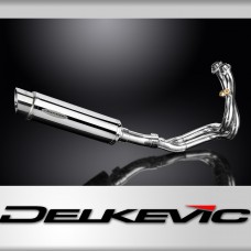 CFMOTO 650NK 2016-2023 Complete Exhaust System 350mm Round Stainless Silencer