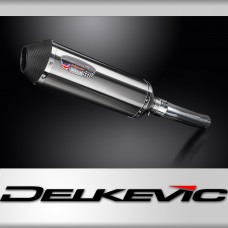 HONDA CBF500 2004-2008 343mm X-OVAL STAINLESS SILENCER EXHAUST KIT