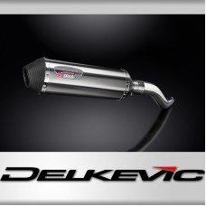 KAWASAKI Z750S Z750 2007-2012 343mm X-OVAL STAINLESS SILENCER EXHAUST KIT