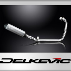 Royal Enfield Scram 411 2022-24 Complete Exhaust 343mm X-Oval Titanium Silencer