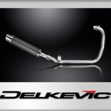 Royal Enfield Scram 411 2022-2023 Complete Exhaust 350mm Round Carbon Silencer