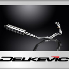 CFMOTO 650NK 2016-2023 Complete Exhaust System 350mm Oval Stainless Silencer