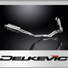 CFMOTO 650NK 2016-2023 Complete Exhaust System 225mm Oval Stainless Silencer