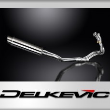 CFMOTO 650NK 2016-2023 Complete Exhaust System 350mm Round Stainless Silencer